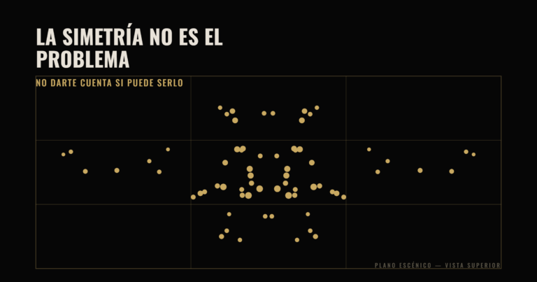 La simetría no es el problema. No darte cuenta, sí puede serlo.